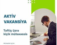 Təftiş üzrə kiçik mütəxəssis (Bəy namizədlər)