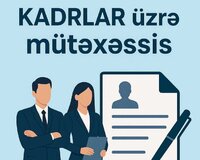 Kadrlar uzrə mutəxəsis tələb olunur