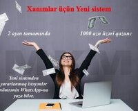 Məsləhətçi xanım tələb olunur