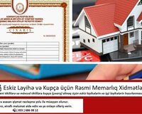 Eskiz layihə, planlaşdırma bölməsi, memarlıq təstiq, dizayn