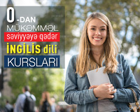 İngilis dili kursu 0-dan mükəmməl səviyyəyə qədər