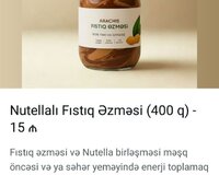 Nutellalı fıstıq əsməsi