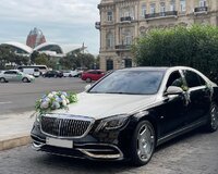 Maybach Ag qara Sclass toy masin kirayesi
