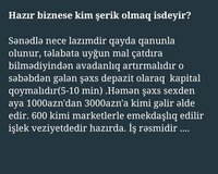 Lavaş sexine şerik axtarılır