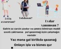 Xanımlar üçün vakansiya