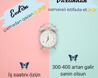 Xanımlara vakansiya