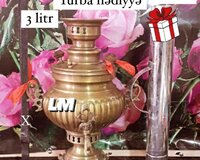 Sovet dövrünün Qədimi od samovarı/ 3 Lt