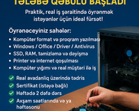 ? Kompüter Təmir və Proqram Təminatı Kursları – Tələbə Qəbu
