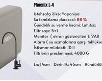 mətbəx su filtri- Phoenix L-4
