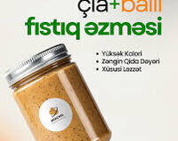 Çia ballı fıstıq əzmə