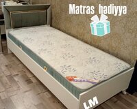 Tək neferlik çarpayı+matras hediyye