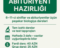 Abituriyentler üçün onlayn Biologiya hazirligi