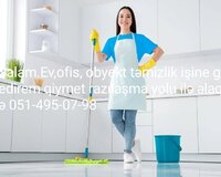 Ev,ofis,obyektlərə təmizliyə gedirem