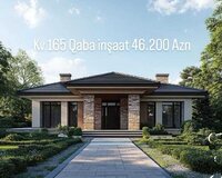 165 kv. evin qaba inşaatı