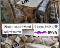 Divan ve stol stul desti