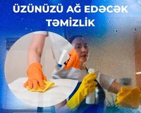 Təmizlik işləri görürəm
