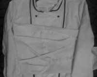 Aşpaz geyimi, papağı, önlüyü 40 m