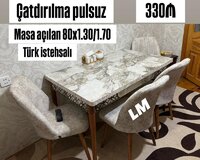 Masa 4 Stul dəsti ?