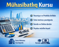 Mühasibatlıq və 1c kursları