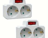 2 X Switchable Sockets with Switch | 2 X Переменные розетки