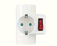 German Standard to Three-prong Adapter Plug Socket, 16a 250v