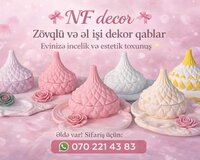 Dekorativ heykəl və qablar