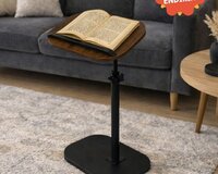 Oval tənzimlənən jurnal masası yarı qiymətə