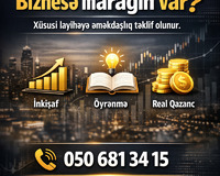 Təqaüddə olan pedaqoqlara biznes sahəsində əməkdaşlıq