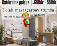 Gənc yataq otagi desti