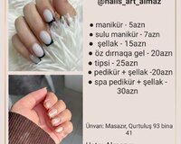 Masazırda Peşəkar Manikür və Pedikür Xidməti – Münasib Qiymə