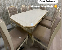 Masa dəsti (stol + 8 stul)