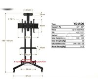 Mobil təkərli Tv stend satılır