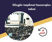 "Düzgün təqdimat bacarıqları" təlimi