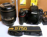 Nikon d750 camera + 24-120mm Lens