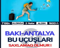 Antalya 2 nəfərlik qaynar tur