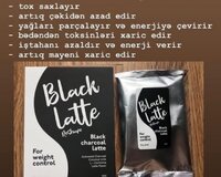 Black latte arıqladıcı coffe