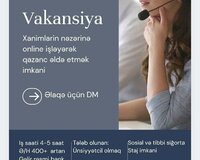 Evdar Xanımlara və telebe Xanımlar üçün rəsmi iş