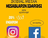 Sosial media hesabların idarəsi və inkişafı