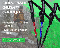 Skandinav Gəzinti Çubuqu Trekking Poles