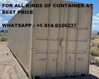 20 and 40 Shipping Containers on sale