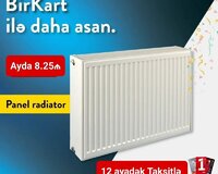 Panel belorad radiatorlar Taksitlə 99