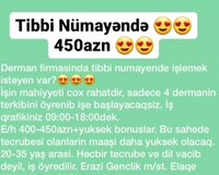 Derman firmasina tibbi nümayəndə tələb olunur