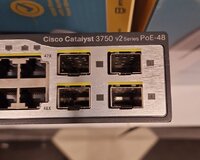 Cisco Cataltst 3750v2 Poe 48 ports