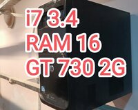 Sistem bloku i7 3.4 / Ram 16 / Gt730 2 gb
