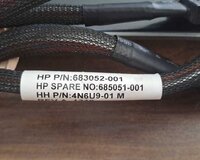 Hp Server 683052-001 Minisas To Minisas 28 Cable Assy