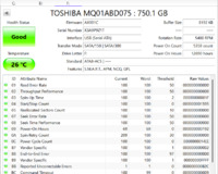 Toshiba Hdd Mq01abd 750gb