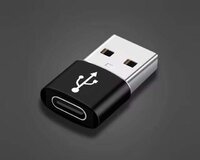 Адаптер Usb-a to Type-c, черный