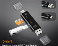 Multifunctional Otg Card Reader 5 in 1