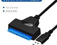 Кабель-переходник Usb 2.0 на Sata для Hdd/ssd "2.5"