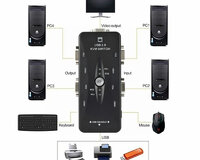 4 Port usb 2.0 kvm switch